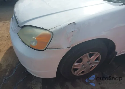 2003 Honda Civic Lx из США, поврежденный, VIN 1HGES16513L025888